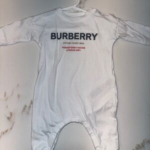 Baby Burberry One Piece 0-3 months